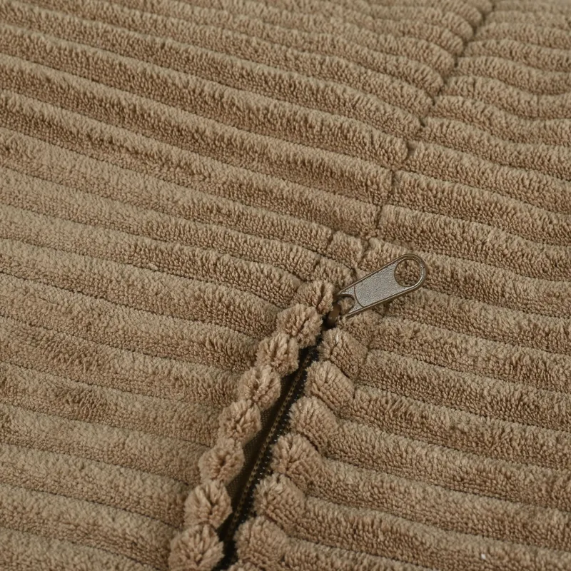 Pouf poire géant XXL adulte en velours côtelé