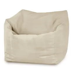 Fauteuil Pouf Siège de Sol Cube Amalfi - Velours Soft