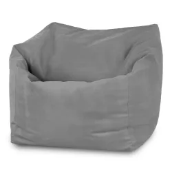 Fauteuil Pouf Siège de Sol Cube Amalfi - Velours Soft