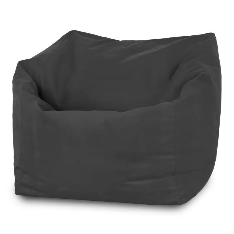 Fauteuil Pouf Siège de Sol Cube Amalfi - Velours Soft – vue 9