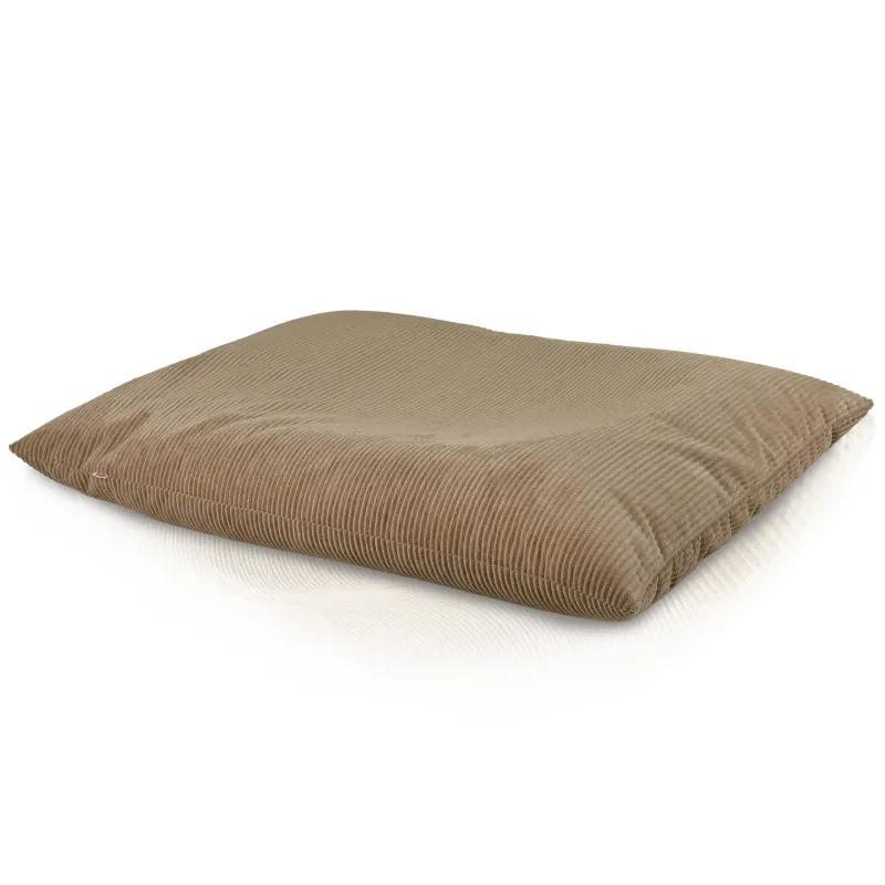 Grand coussin de sol enfant en velours côtelé