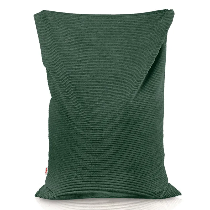 Grand coussin de sol enfant en velours côtelé