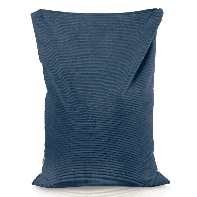 Grand coussin de sol enfant en velours côtelé