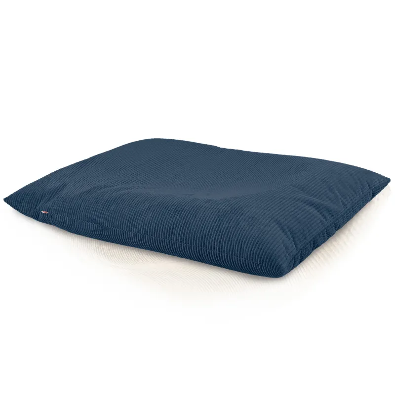 Grand coussin de sol enfant en velours côtelé