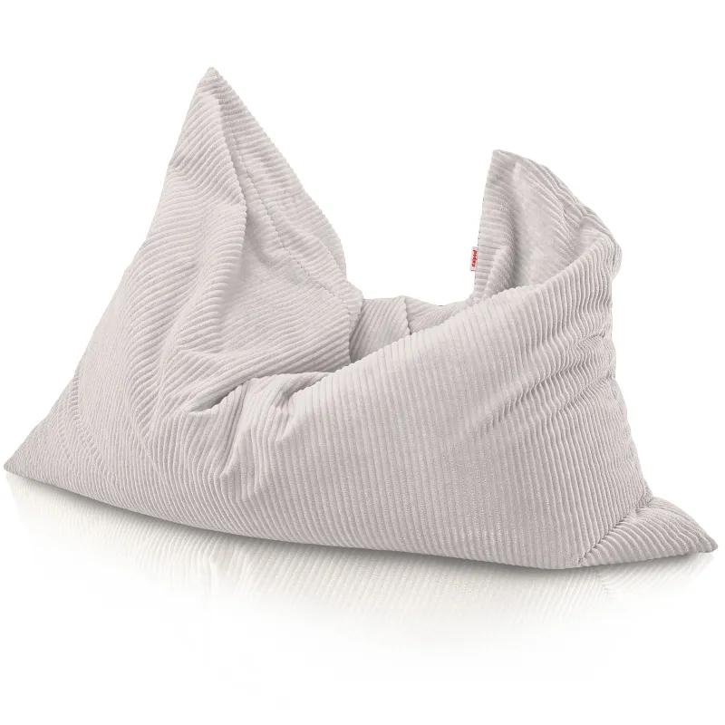 Grand coussin de sol enfant en velours côtelé