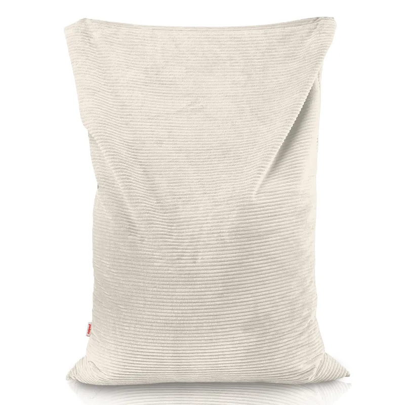 Grand coussin de sol enfant en velours côtelé
