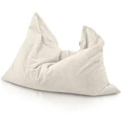 Grand coussin de sol enfant en velours côtelé