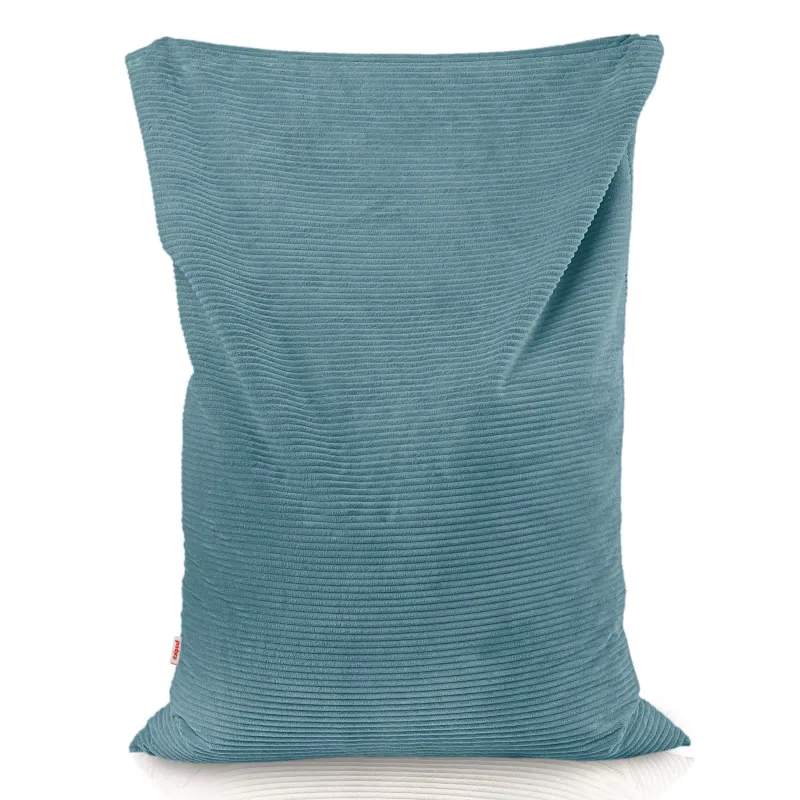 Grand coussin de sol enfant en velours côtelé