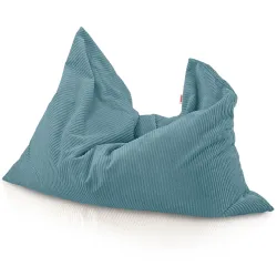 Grand coussin de sol enfant en velours côtelé