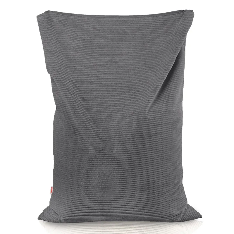 Grand coussin de sol enfant en velours côtelé