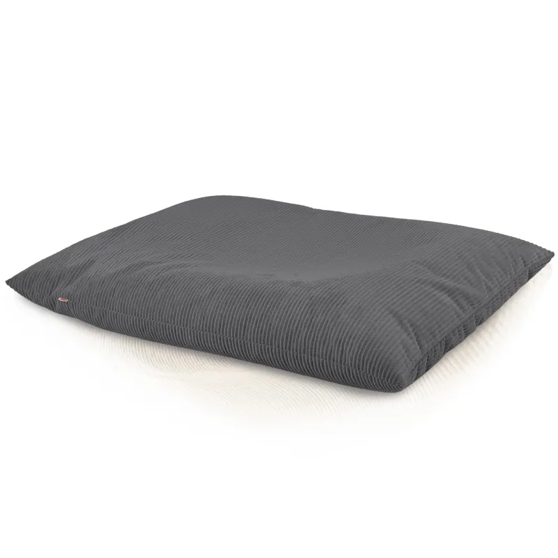 Grand coussin de sol enfant en velours côtelé