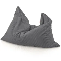 Grand coussin de sol enfant en velours côtelé