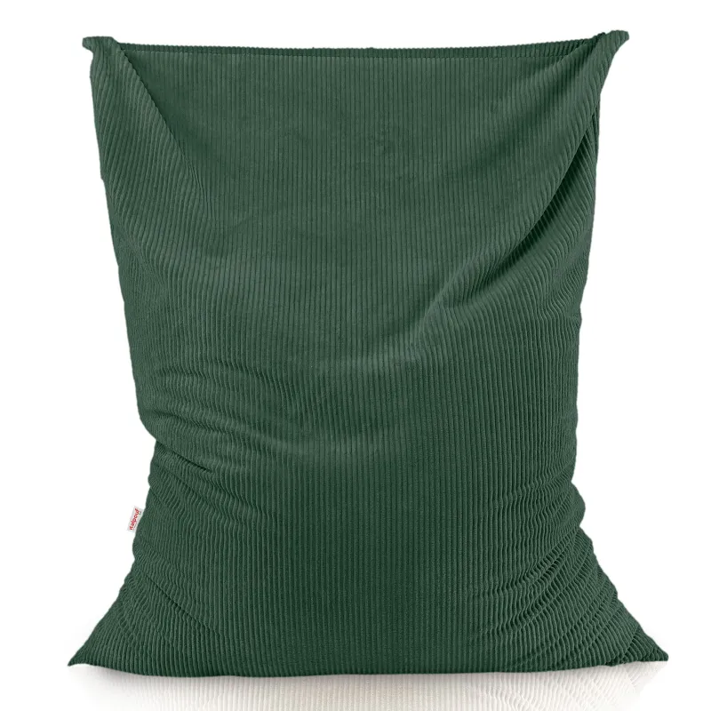 Grand coussin de sol XXL en velours côtelé