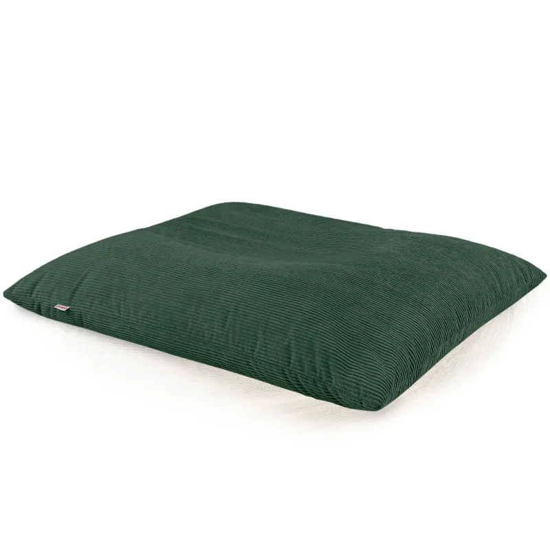 Grand coussin de sol XXL en velours côtelé