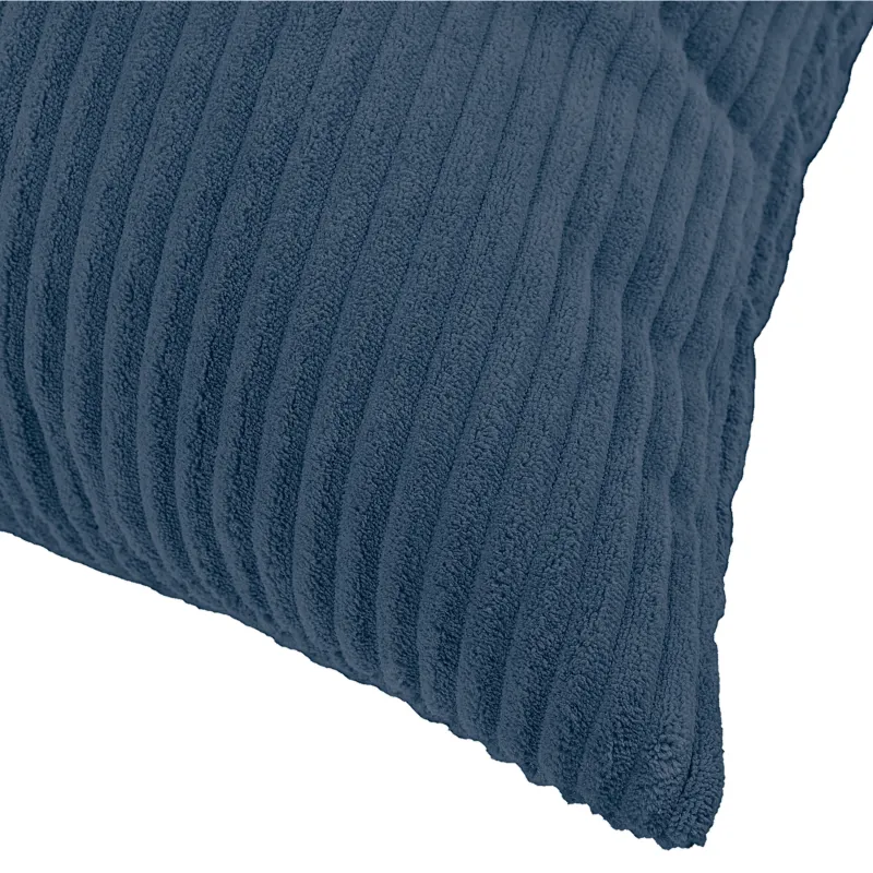 Grand coussin de sol XXL en velours côtelé