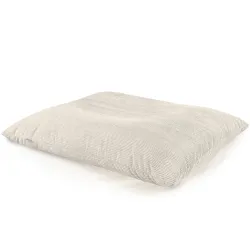 Grand coussin de sol XXL en velours côtelé