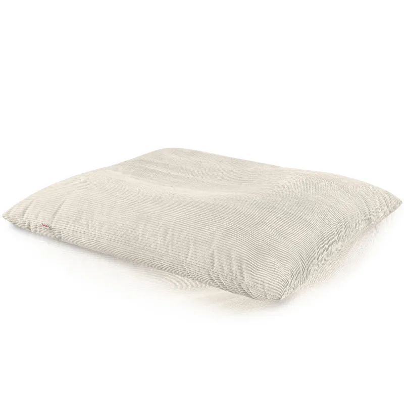 Grand coussin de sol XXL en velours côtelé