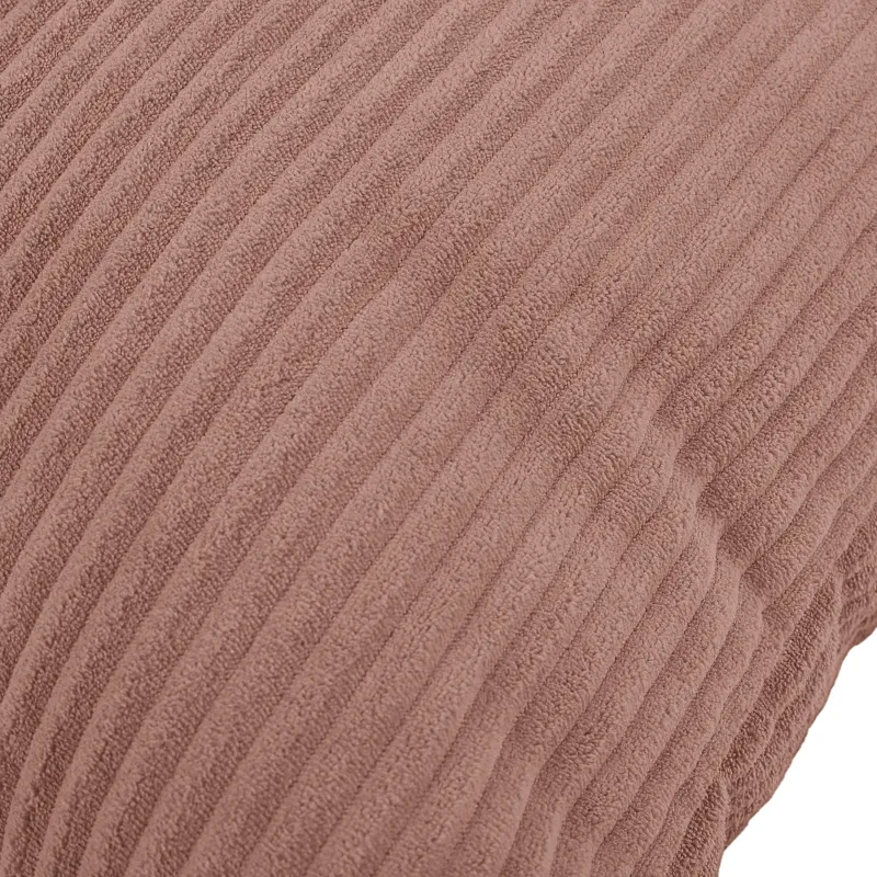 Grand coussin de sol XXL en velours côtelé