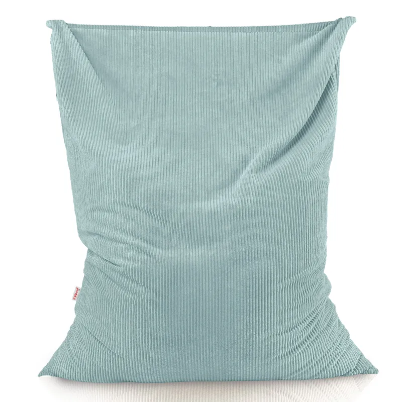 Grand coussin de sol XXL en velours côtelé