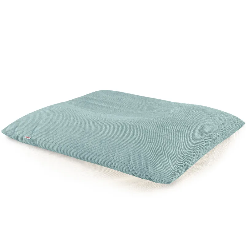 Grand coussin de sol XXL en velours côtelé