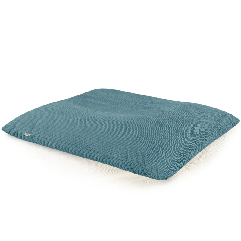 Grand coussin de sol XXL en velours côtelé