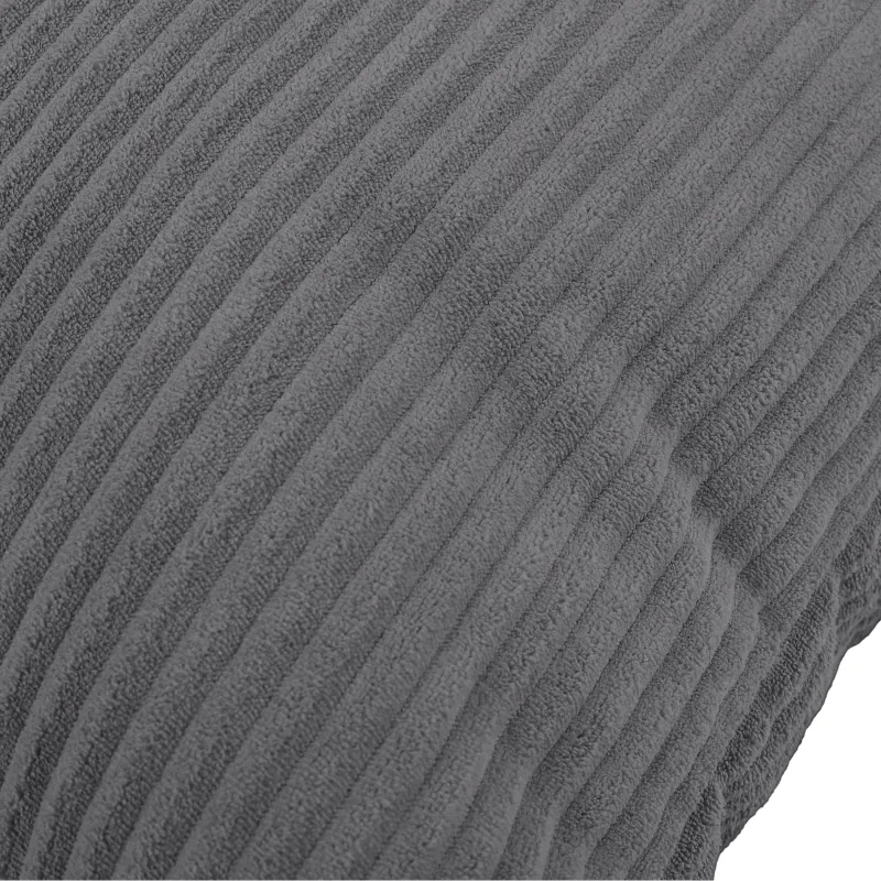 Grand coussin de sol XXL en velours côtelé