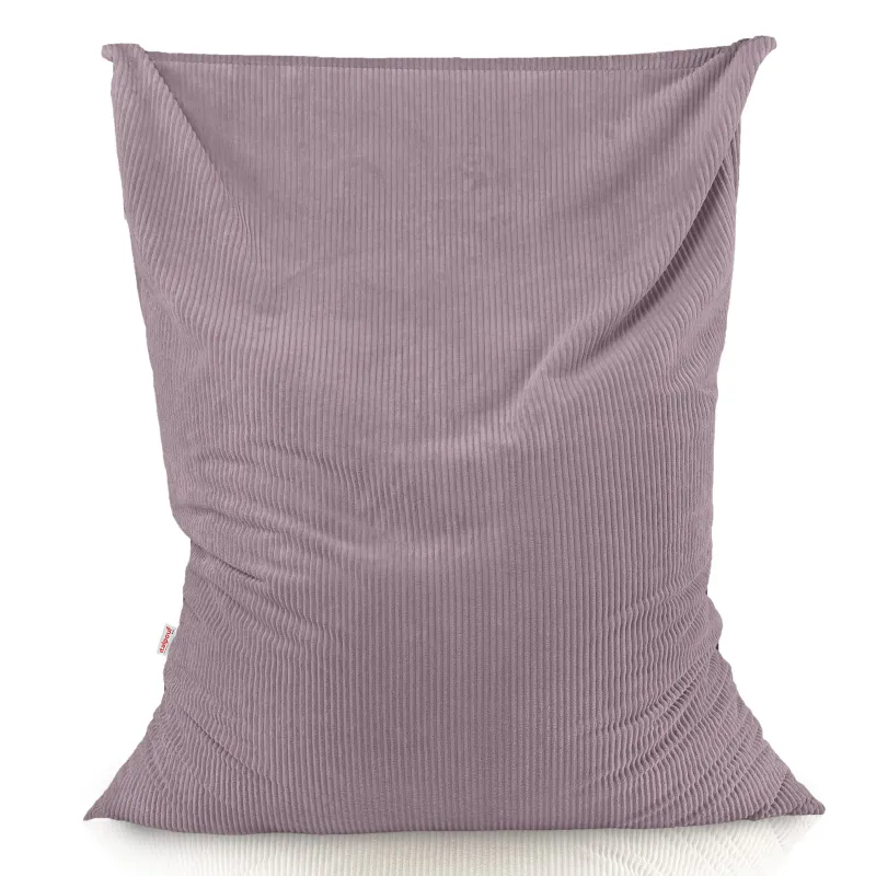 Grand coussin de sol XXL en velours côtelé