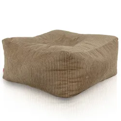 Pouf, repose-pieds et table en un – Florence velours