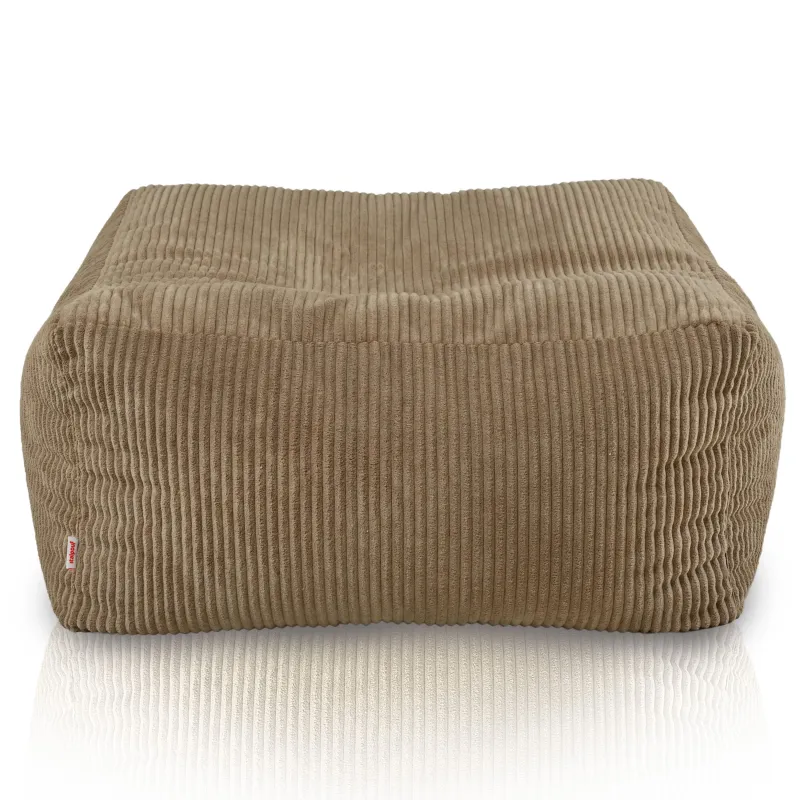 Pouf, repose-pieds et table en un – Florence velours