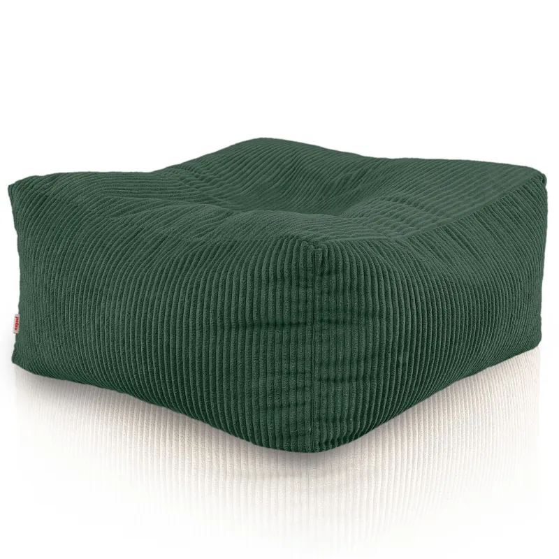 Pouf, repose-pieds et table en un – Florence velours