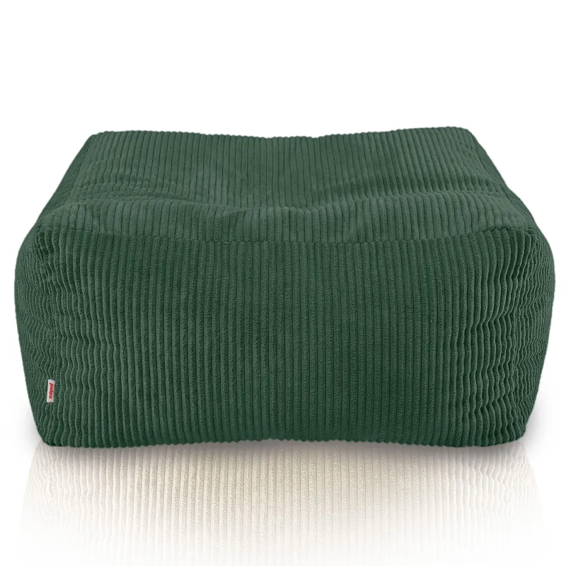 Pouf, repose-pieds et table en un – Florence velours