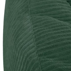 Pouf poire avec dossier pour adultes en velours XXL