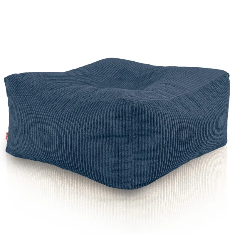 Pouf, repose-pieds et table en un – Florence velours