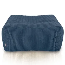 Pouf, repose-pieds et table en un – Florence velours