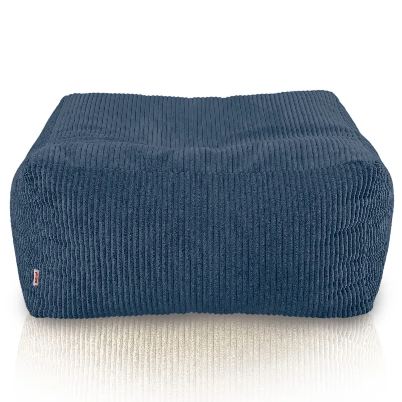 Pouf, repose-pieds et table en un – Florence velours