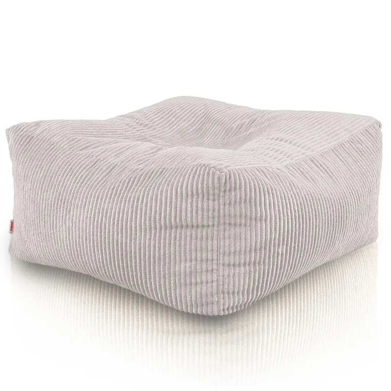 Pouf, repose-pieds et table en un – Florence velours