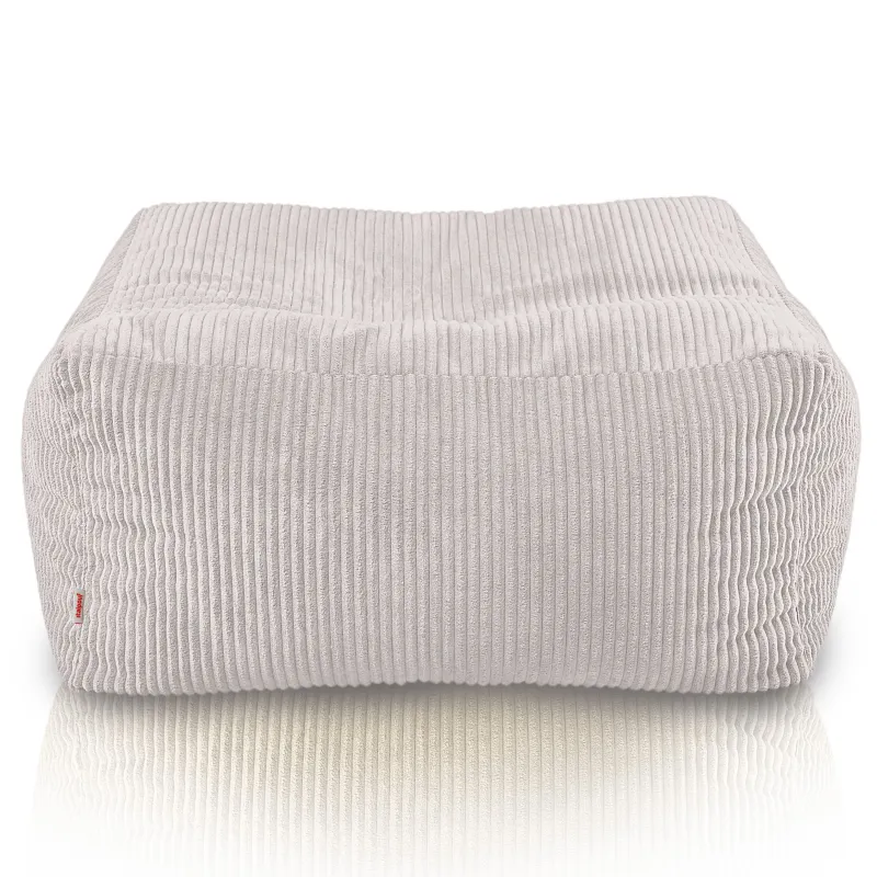 Pouf, repose-pieds et table en un – Florence velours