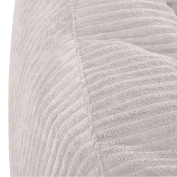 Pouf poire avec dossier pour adultes en velours XXL