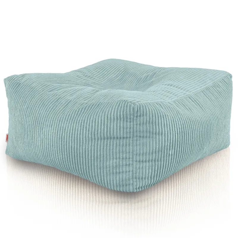 Pouf, repose-pieds et table en un – Florence velours