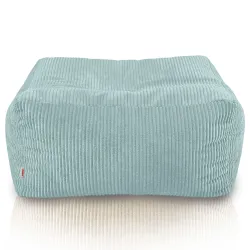 Pouf, repose-pieds et table en un – Florence velours