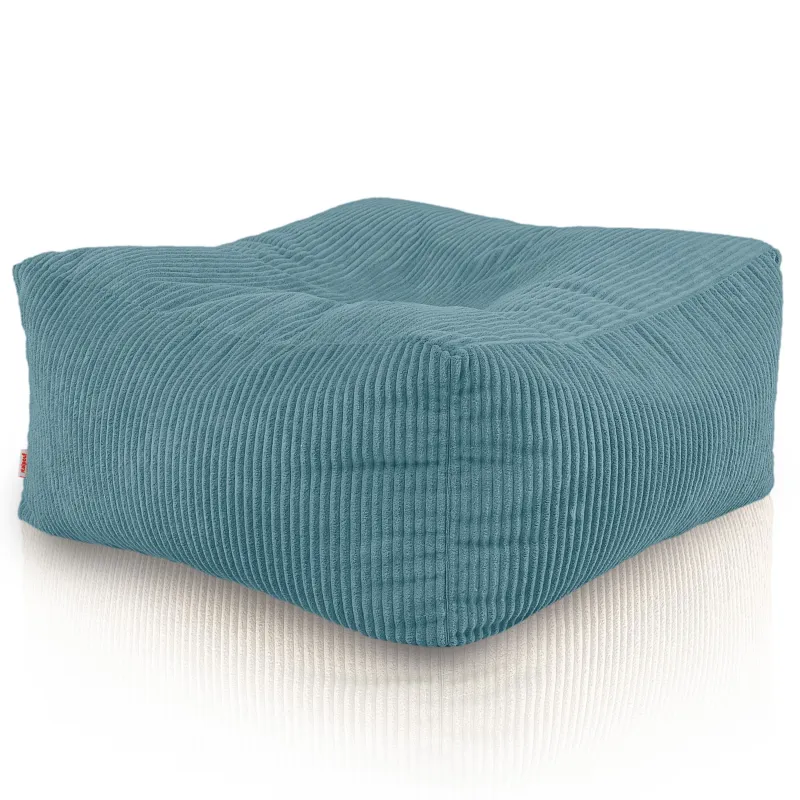 Pouf, repose-pieds et table en un – Florence velours