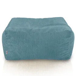 Pouf, repose-pieds et table en un – Florence velours