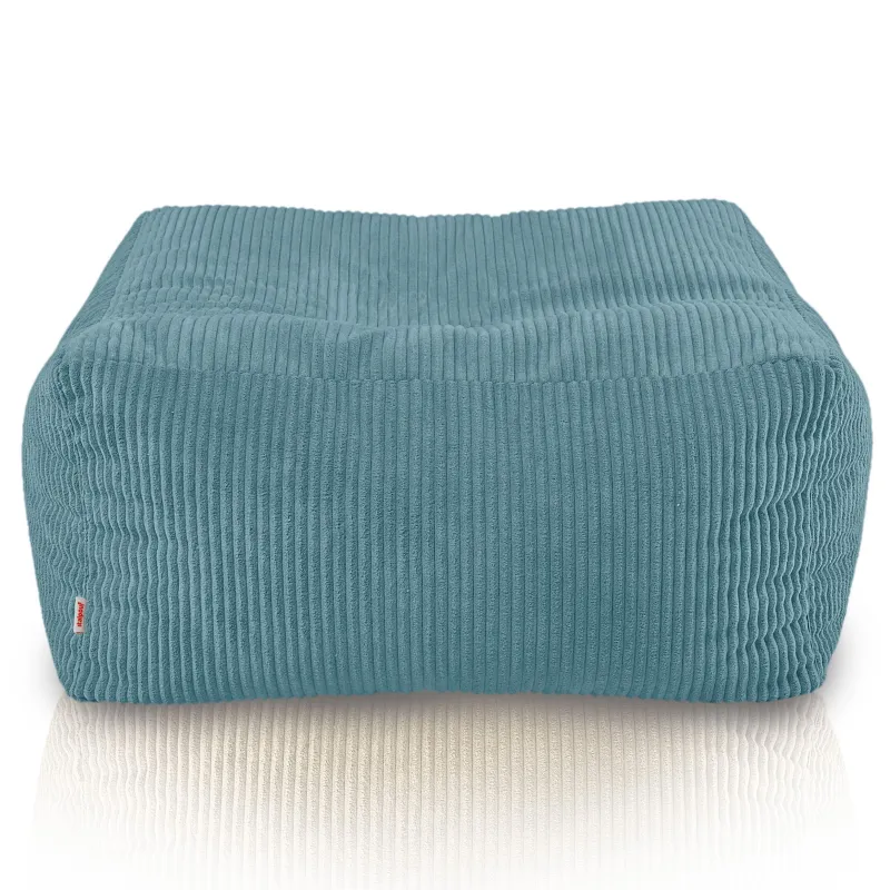 Pouf, repose-pieds et table en un – Florence velours