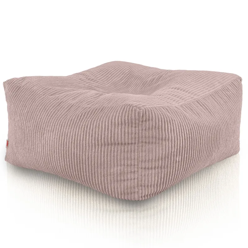 Pouf, repose-pieds et table en un – Florence velours