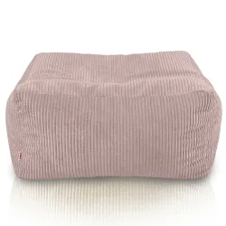 Pouf, repose-pieds et table en un – Florence velours
