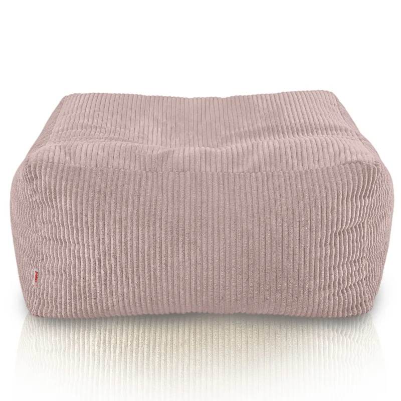 Pouf, repose-pieds et table en un – Florence velours
