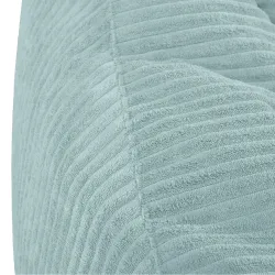 Pouf poire avec dossier pour adultes en velours XXL