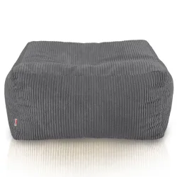 Pouf, repose-pieds et table en un – Florence velours