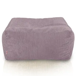 Pouf, repose-pieds et table en un – Florence velours