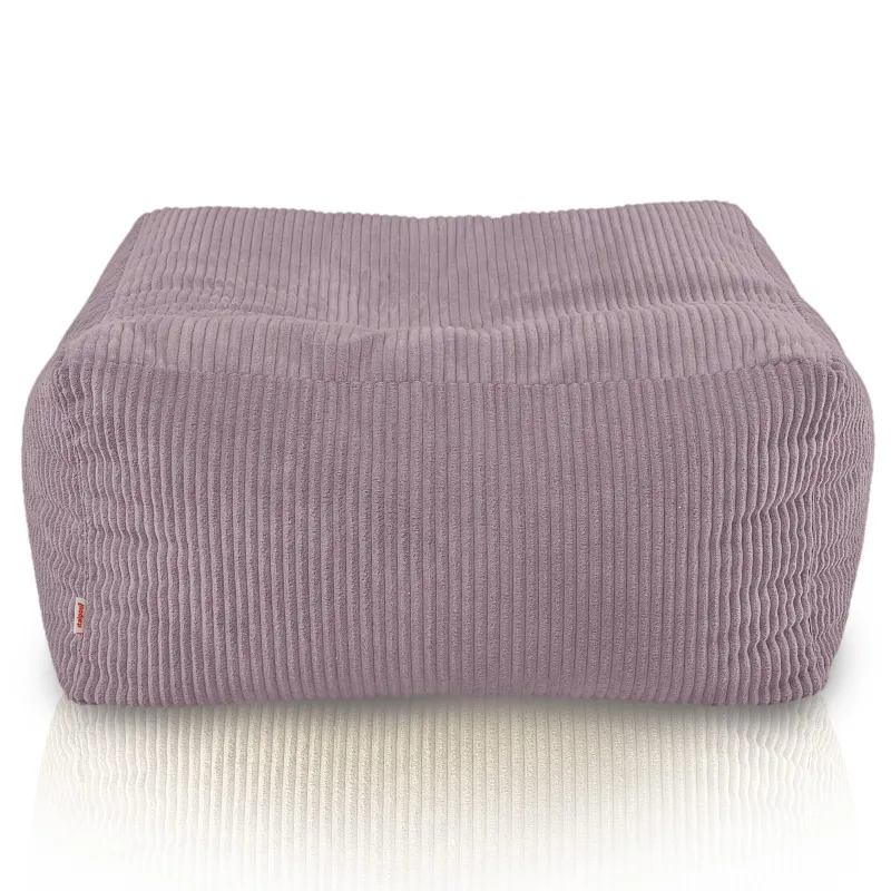 Pouf, repose-pieds et table en un – Florence velours